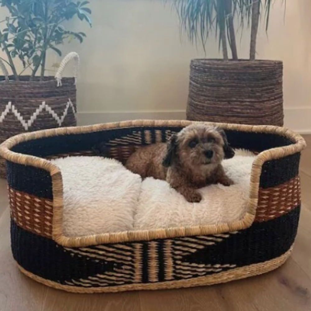 Bolga basket 2024 dog bed