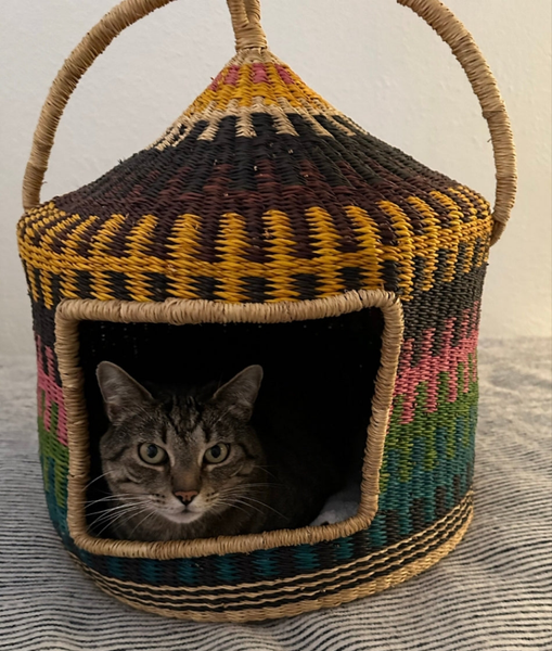 Coloured Cat bed | Pet Bed | Cat bungalow