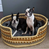 Comfortable Dog Basket Bed |Dog furniture | Puppy bed | Bulldog bed | woven dog bed | Cat basket | Pet bed | Best dog bed
