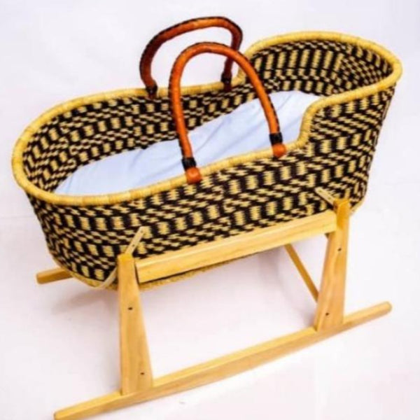 Moses Basket Moses basket with stand Handmade Bassinet Baby