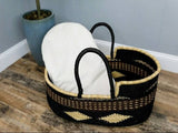 Handmade Bassinet | African traditional Moses basket | Moses basket and stand | Baby boy bassinet | Baby girl Bassinet